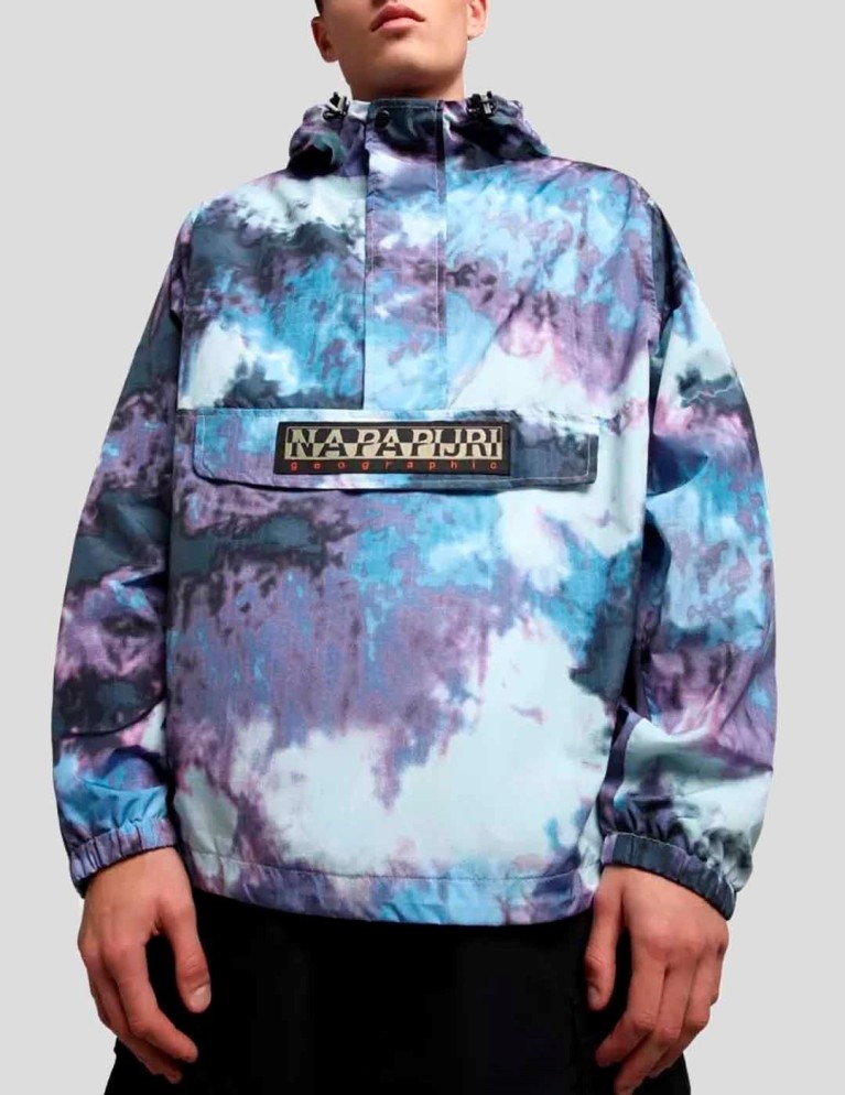 Chaqueta NAPAPIJRI freestrider aop blue tdye