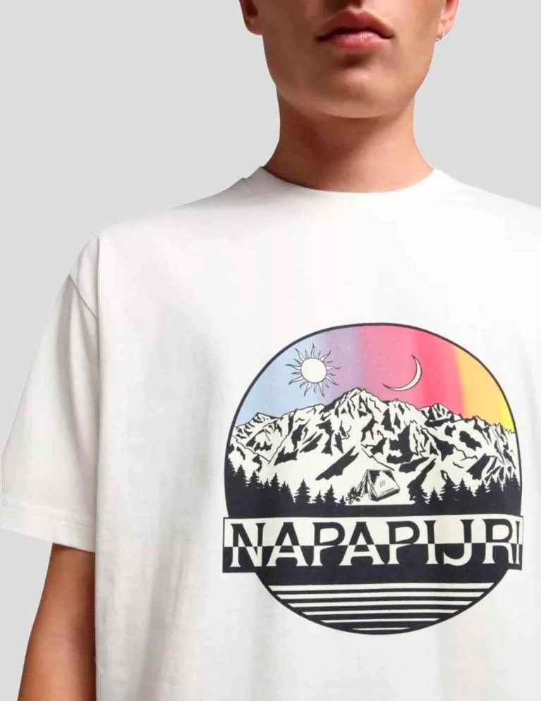 Camiseta NAPAPIJRI s-quintino tee white