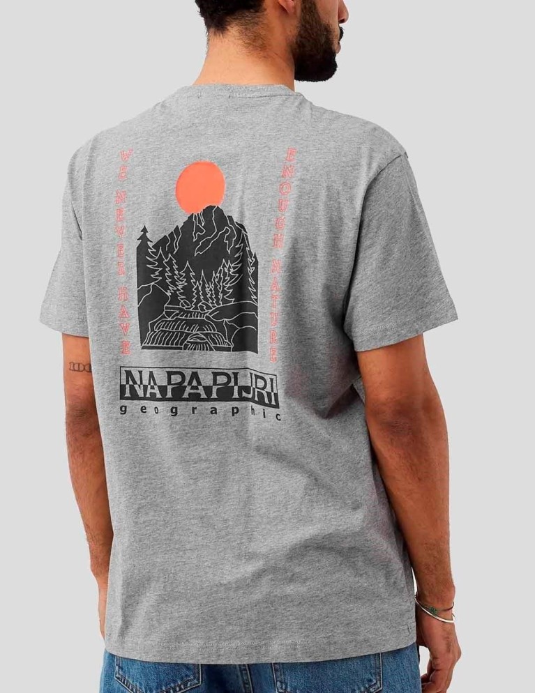 Camiseta NAPAPIJRI s-quintino tee grey 
