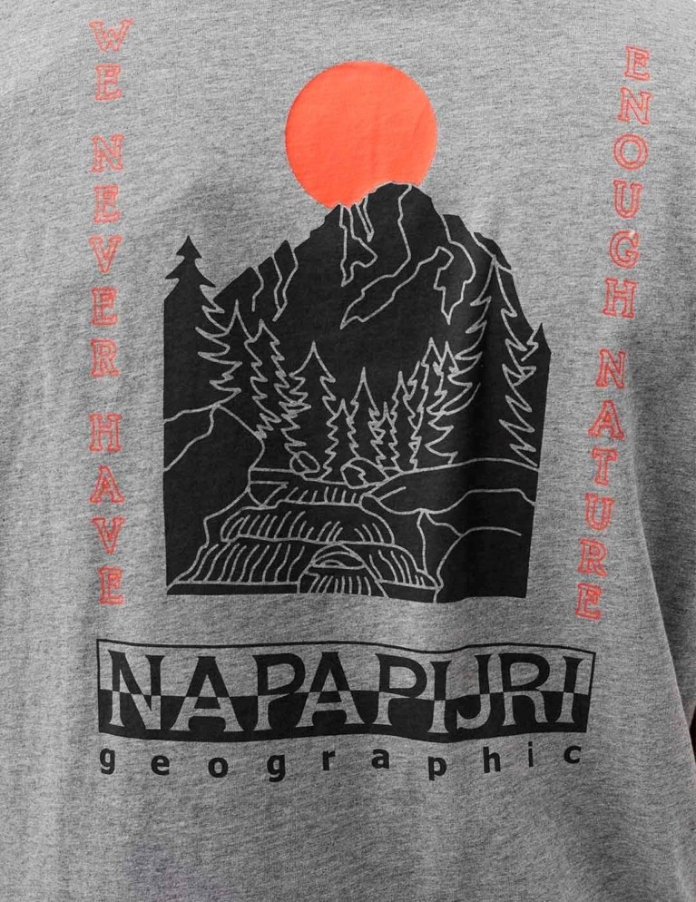 Camiseta NAPAPIJRI s-quintino tee grey 