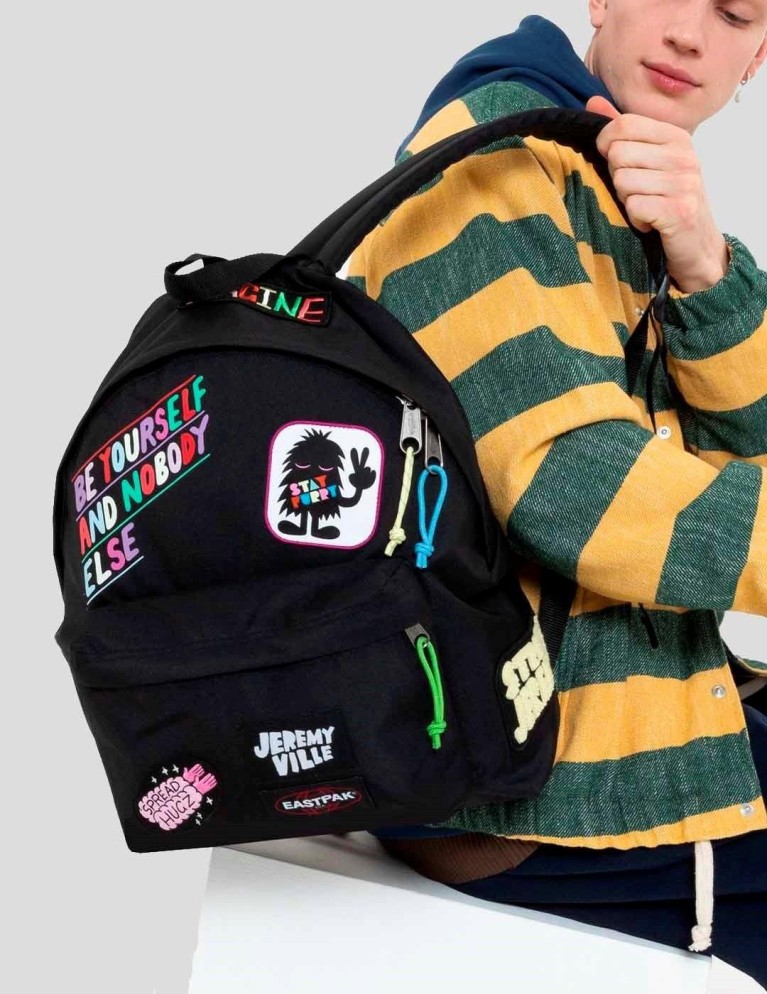 Mochila EASTPAK x jeremyville padded pak'r patch black