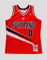 T-shirt MITCHELL & NESS portland trail blazers lillard swingman light gold