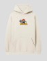 Sudadeira BUTTER GOODS racing logo pullover hood bone