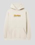Sudadeira BUTTER GOODS running logo pullover hood bone