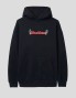 Sudadera BUTTER GOODS shrooms logo pullover hood black