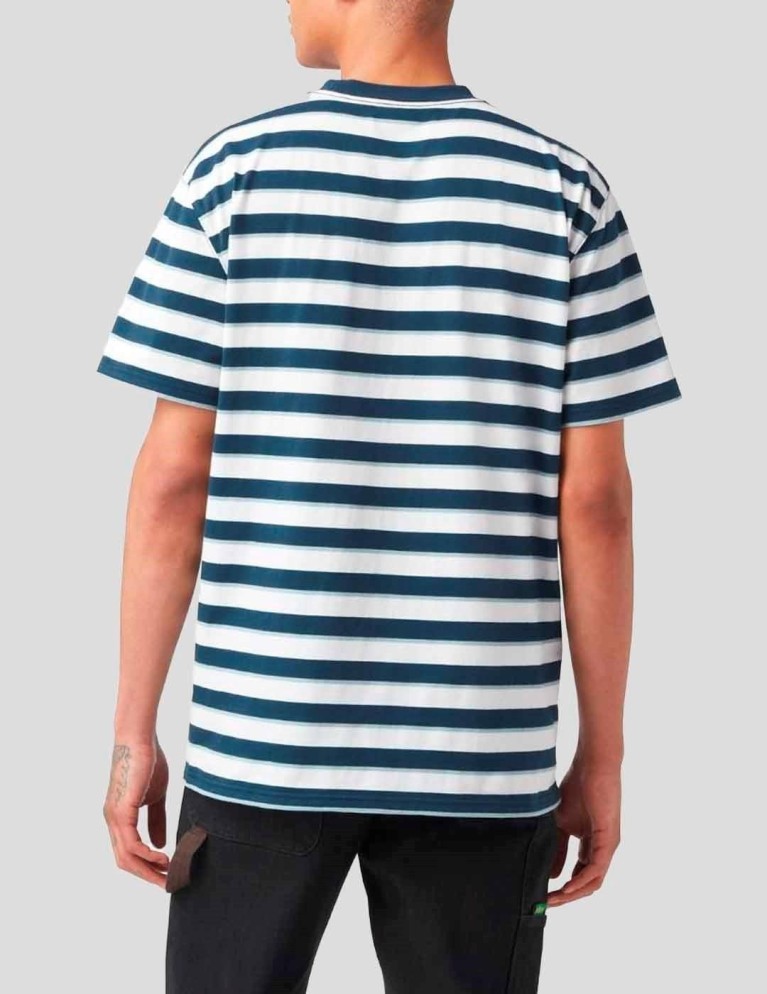 Camiseta DICKIES x vincent alvarez stripe tee air force