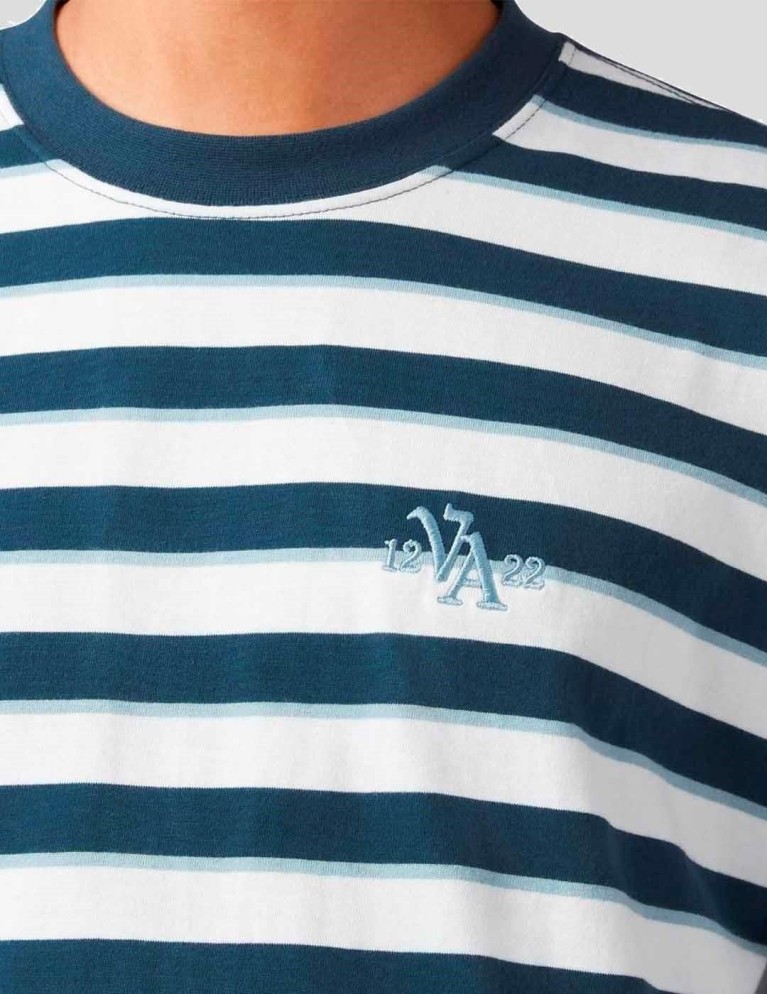 Camiseta DICKIES x vincent alvarez stripe tee air force