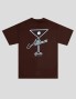 Camiseta ALLTIMERS diff player t shirt dark chocolate