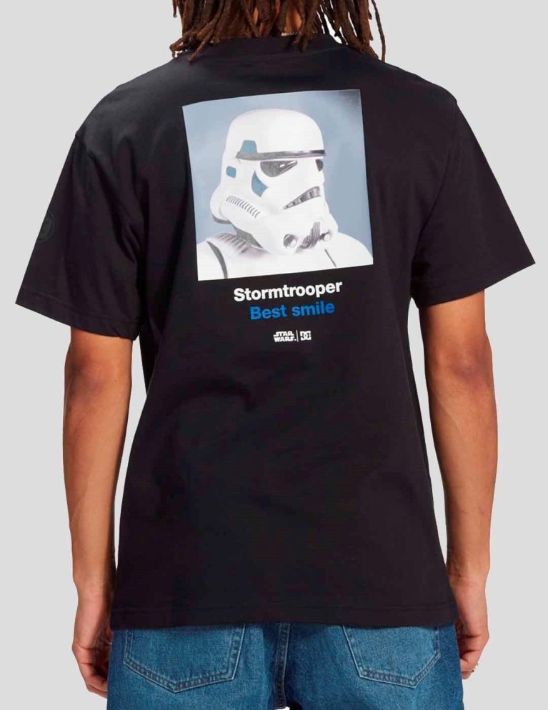 Camiseta DC x star wars stormtrooper class black