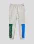 Pantalone chandal nero argent chine / royale-vert
