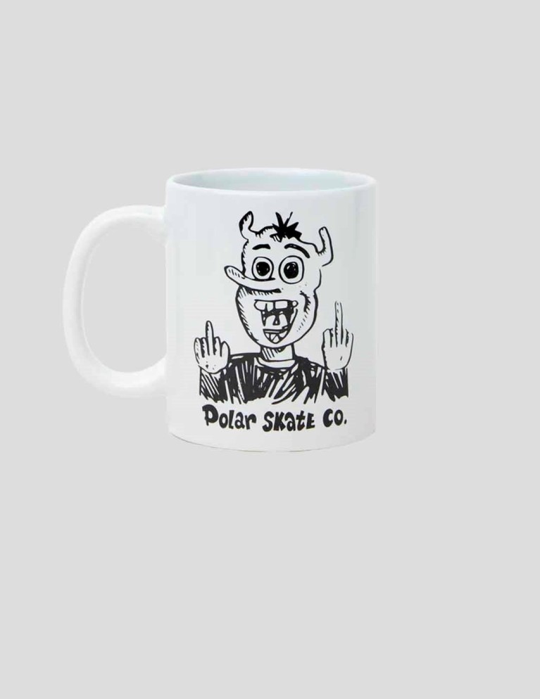 Accesorios POLAR SKATE CO devil man mug white