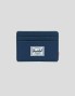 HERSCHEL charlie rfid wallet navy