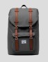 Mochila HERSCHEL piccolo americano metà zaino grigio
