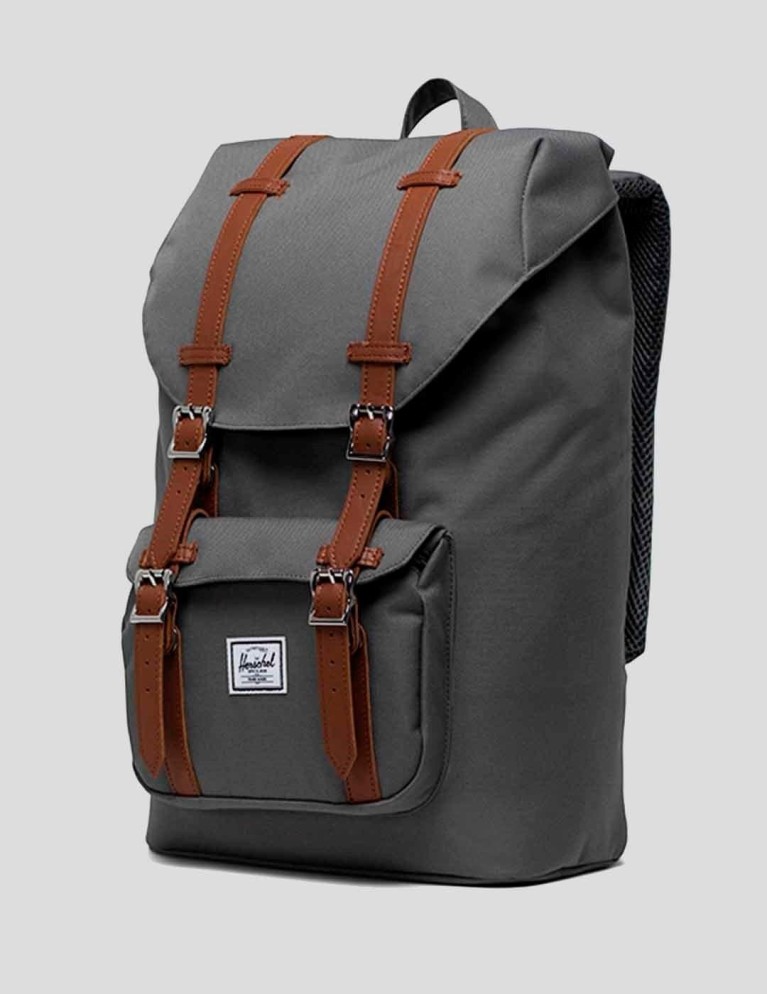 Mochila HERSCHEL little america mid backpack grey