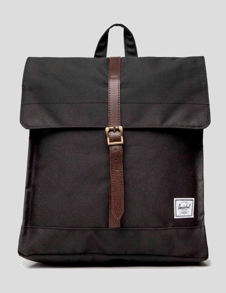 Mochila HERSCHEL city mid volume  black/chicory coffee