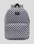 Mochila VANS vecchio skool controllare zaino nero / bianco