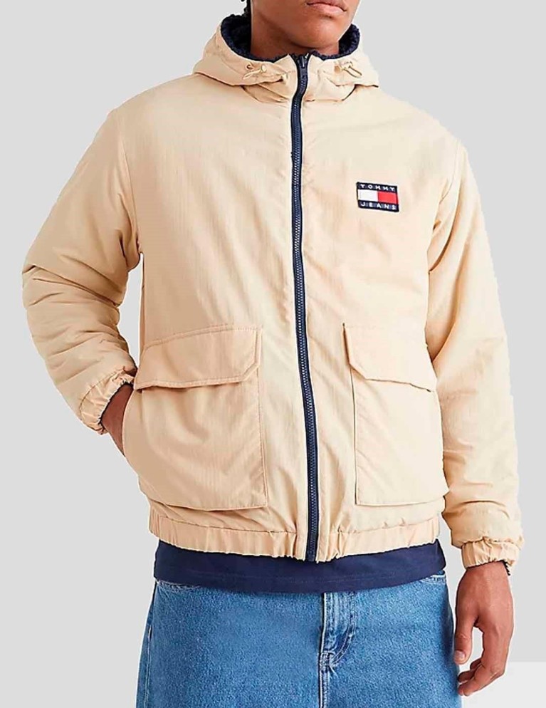 Cazadora TOMMY JEANS reversible sherpa jacket c87