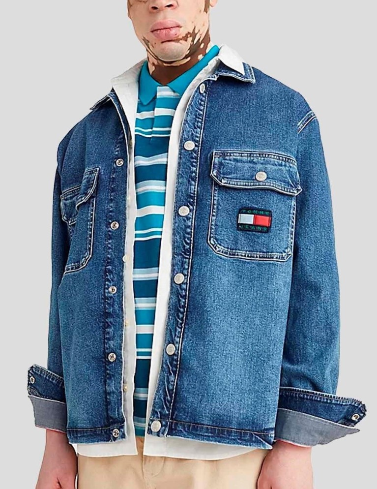 Chaqueta TOMMY JEANS utility shirt jacket denim