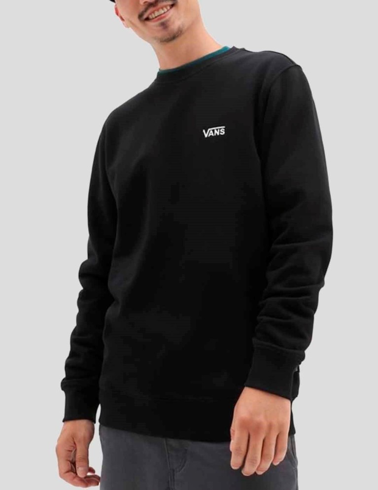 Sudadera VANS  core basic crew black