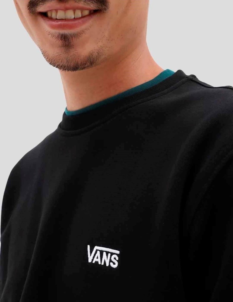 Sudadera VANS  core basic crew black