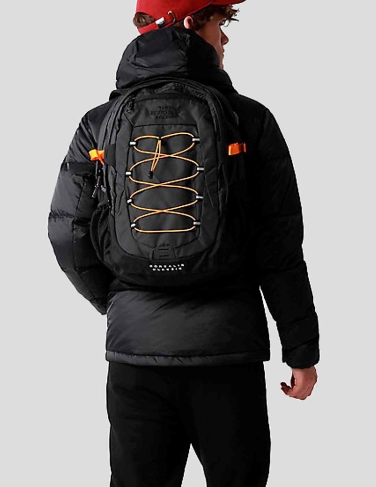 Mochila THE NORTH FACE borealis classic asphalt grey/cone orange