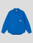 STUSSY giacca trapuntata stanchezza camicia blu