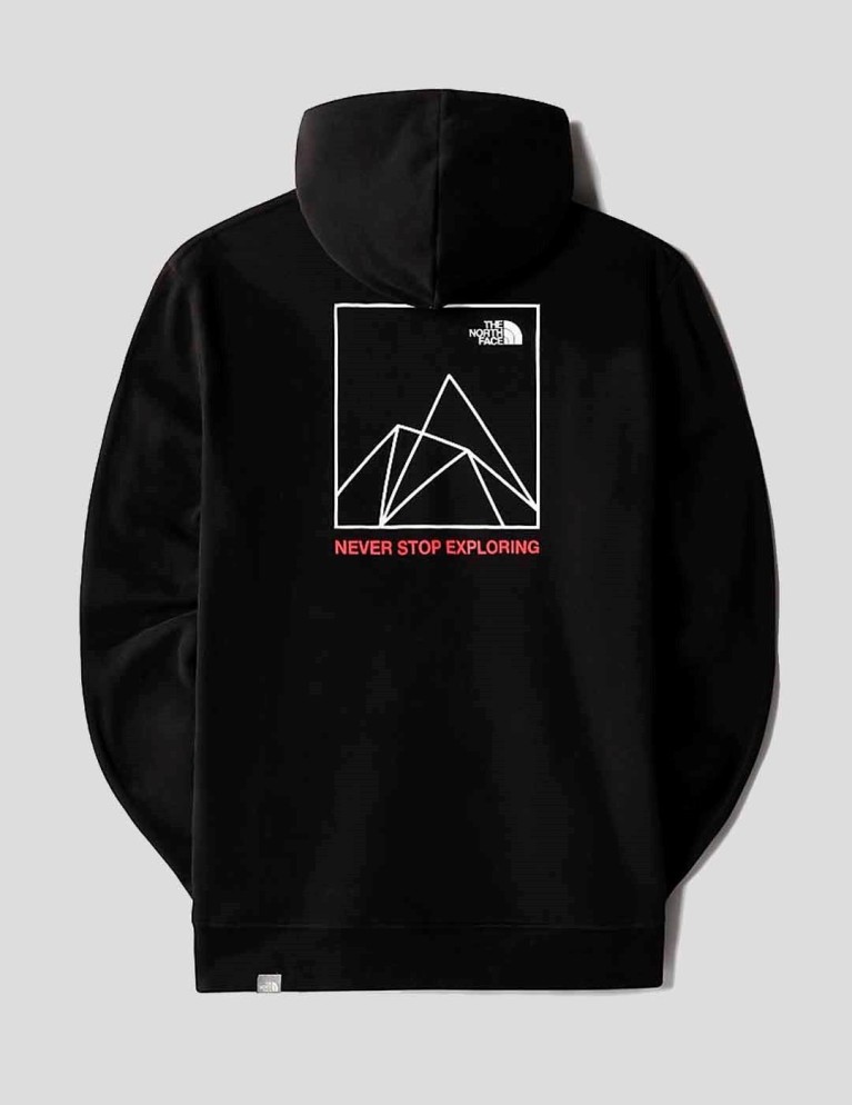 Sudadera THE NORTH FACE coordinates hoodie tnf black/tnf red