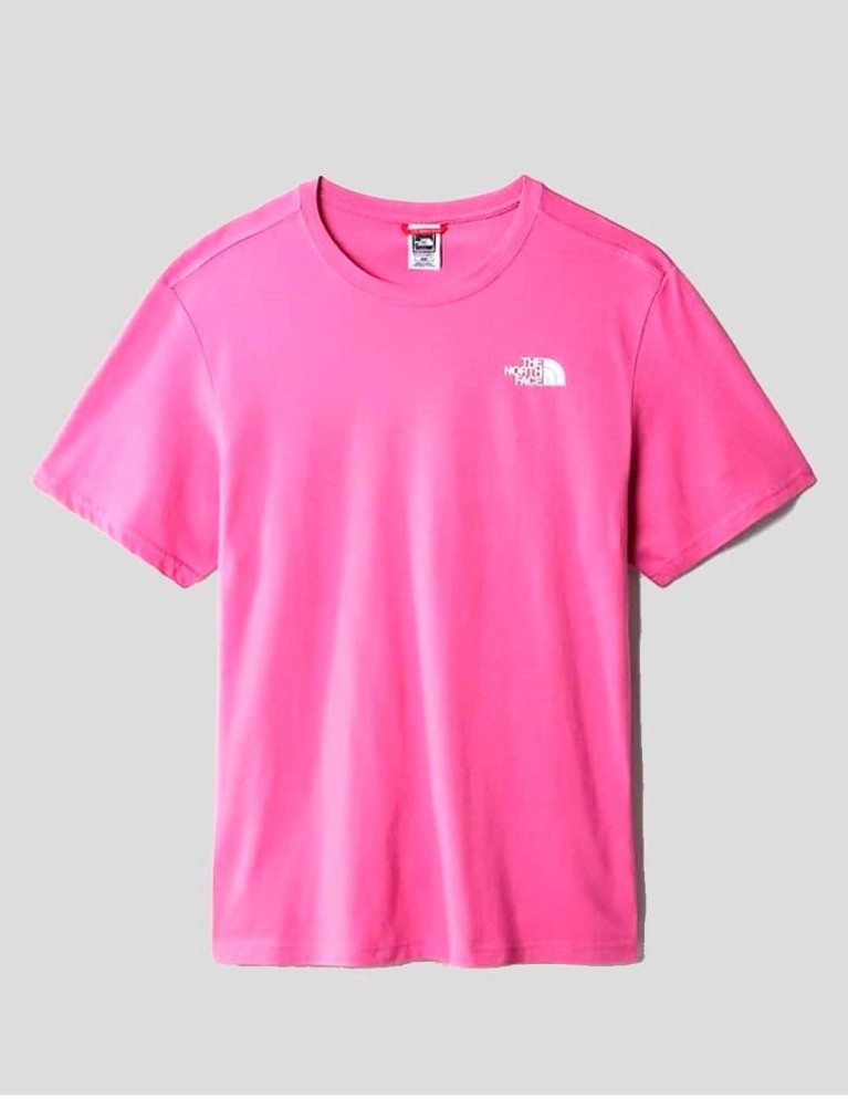 Camiseta THE NORTH FACE red box tee  red violet