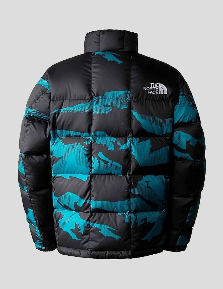 Cazadora THE NORTH FACE lhotse jacket harbor blue mountain peak print