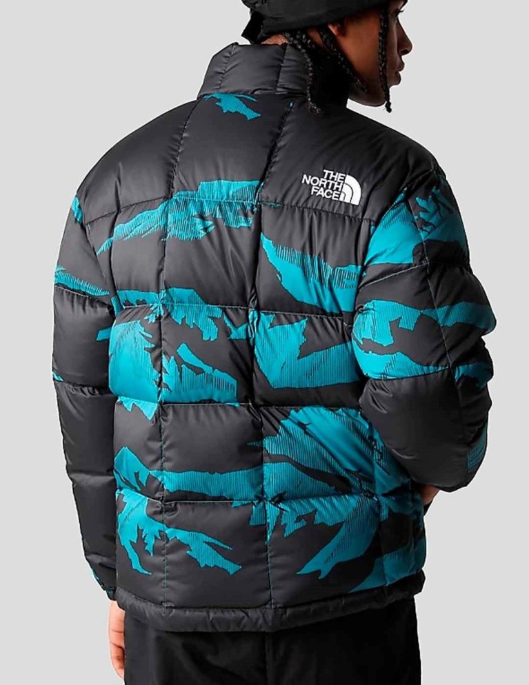 Cazadora THE NORTH FACE lhotse jacket harbor blue mountain peak print