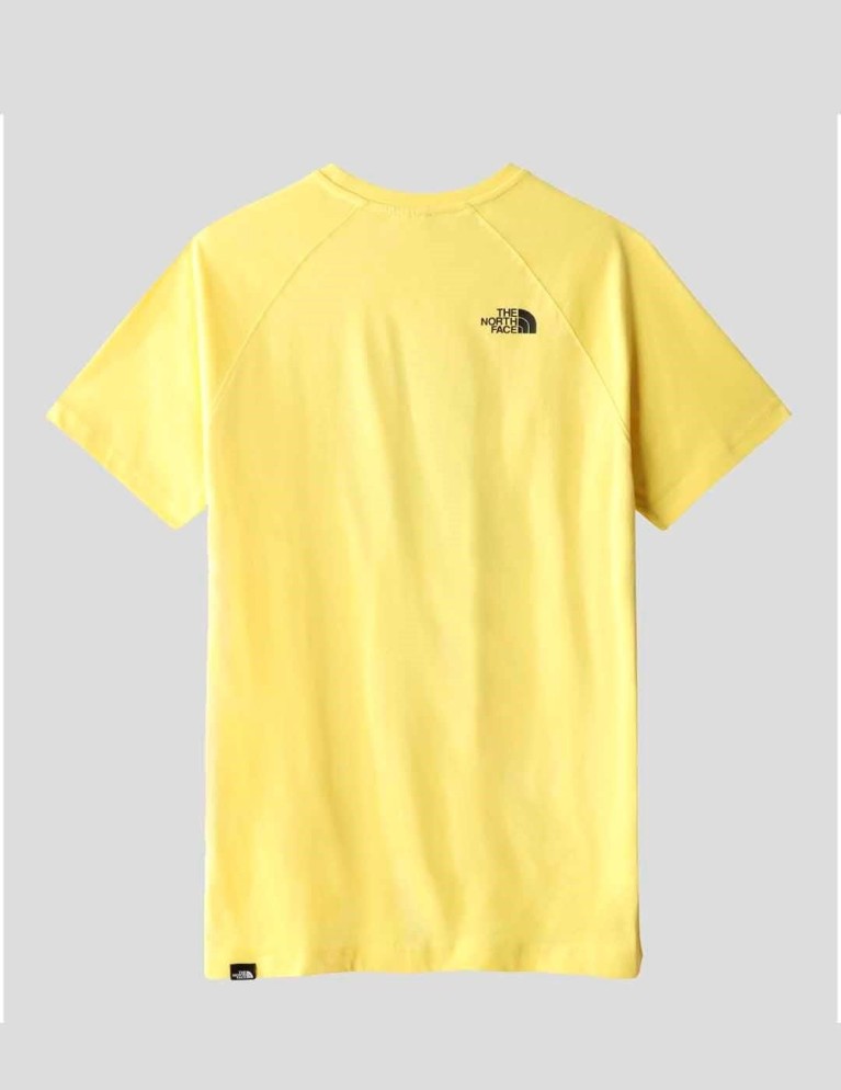 Camiseta THE NORTH FACE raglan red box tee yellowtail