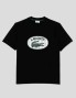 LA SOSTEGNO T-shirt regular fit monogram tee noir