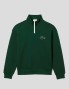 LASOSTE felpa quarto zip vert
