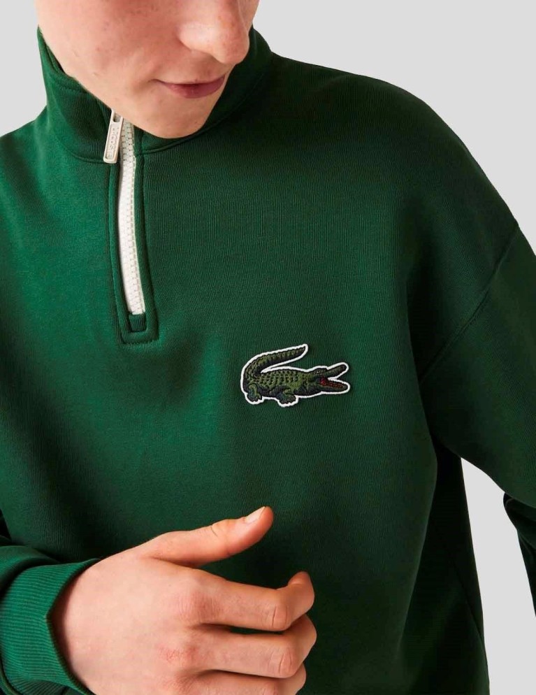 Sudadera LACOSTE sudadera quarter zip  vert