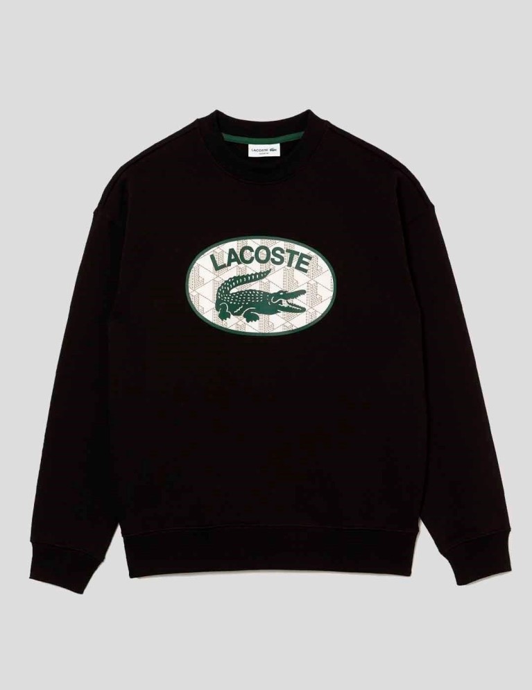Sudadera LACOSTE sudadera loose fit noir