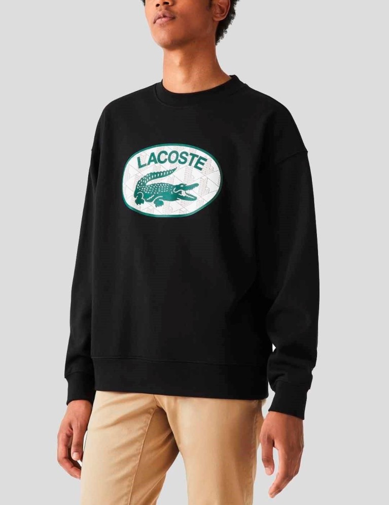 Sudadera LACOSTE sudadera loose fit noir