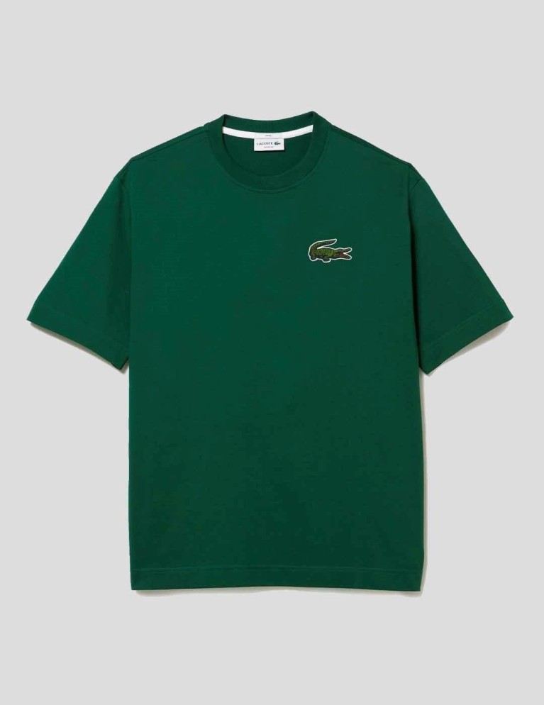 Camiseta LACOSTE camiseta loose fit  vert