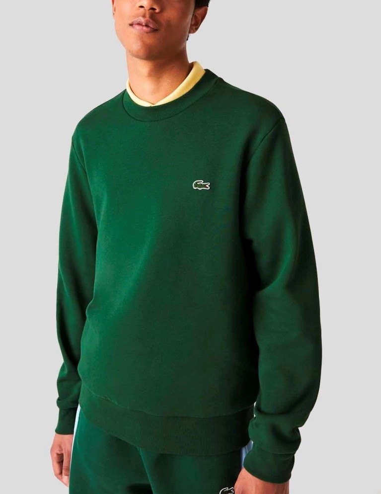 Sudadera LACOSTE sudadera cuello redondo  vert