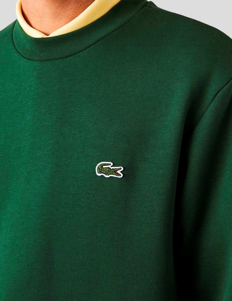 Sudadera LACOSTE sudadera cuello redondo  vert