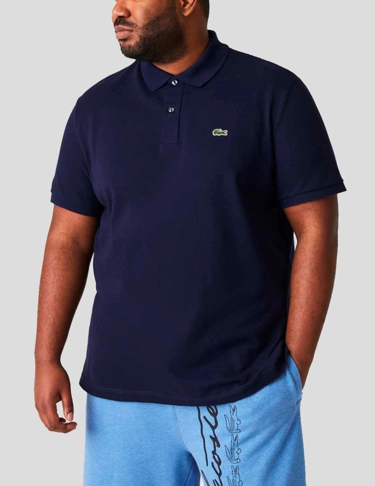 Camiseta LACOSTE classic slim fit navy blue