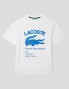 LA SOSTEGNO T-shirt vestibilità rilassata coccodile tee blanc