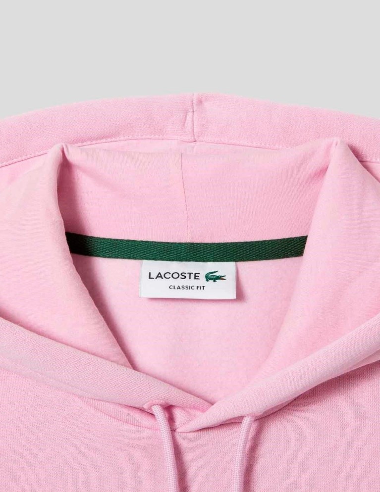 Sudadera LACOSTE sudadera con capucha algodón ecológico albizia
