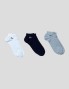 LACOSTE pack 3 calzini argente / marini / blanc