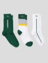 LACOSTE pack 3 calzini bianchi / argente chine / genet