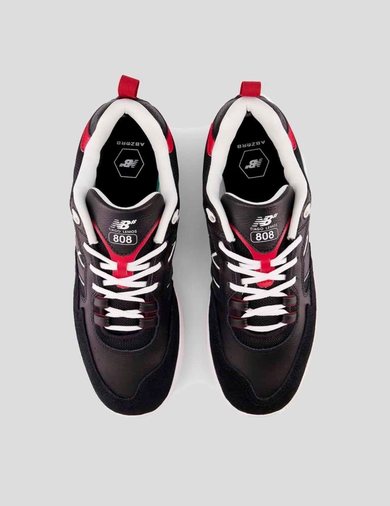 Zapatillas skate NEW BALANCE NUMERIC tiago lemos 808 black/white/red
