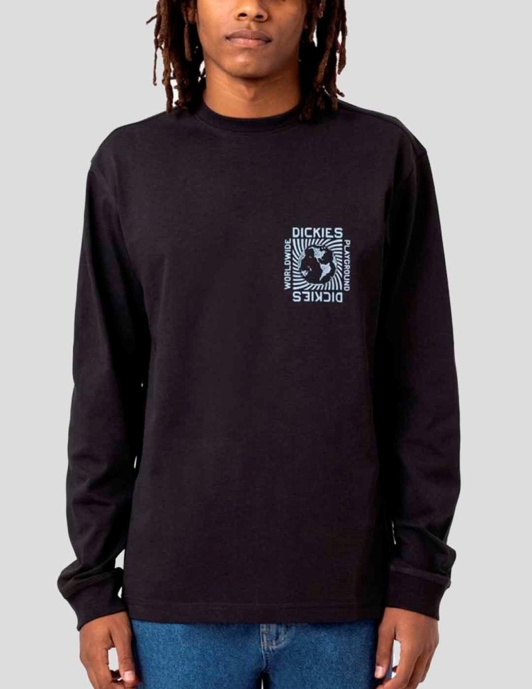 Camiseta DICKIES marbury ls tee black