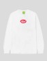 T-shirt HUF cereali killer ls tee bianco