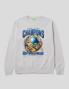 Suadera HUF campioni equipaggio atletico Heather Grey