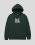 Suadera HUF bookend p / o hoodie foresta verde