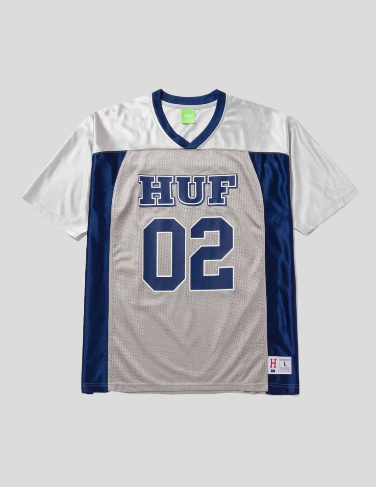 Camiseta HUF anniversary football jersey  silvr